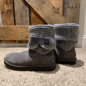 UGG SHAINA GREY WOMENS BOOTS